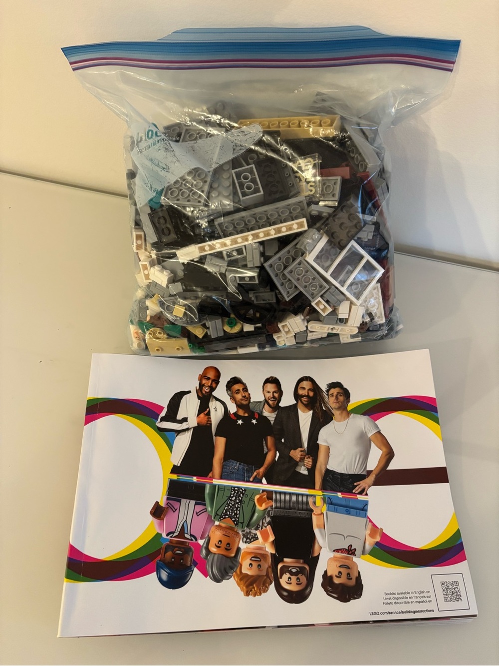 LEGO Icons Queer Eye Fab 5 Loft 10291 Retired Used
